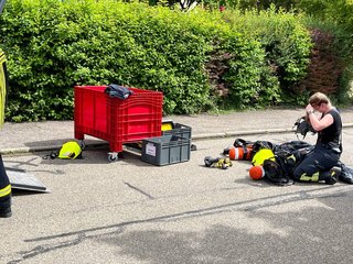 Feuerwehrmitglied nach PA-Einsatz